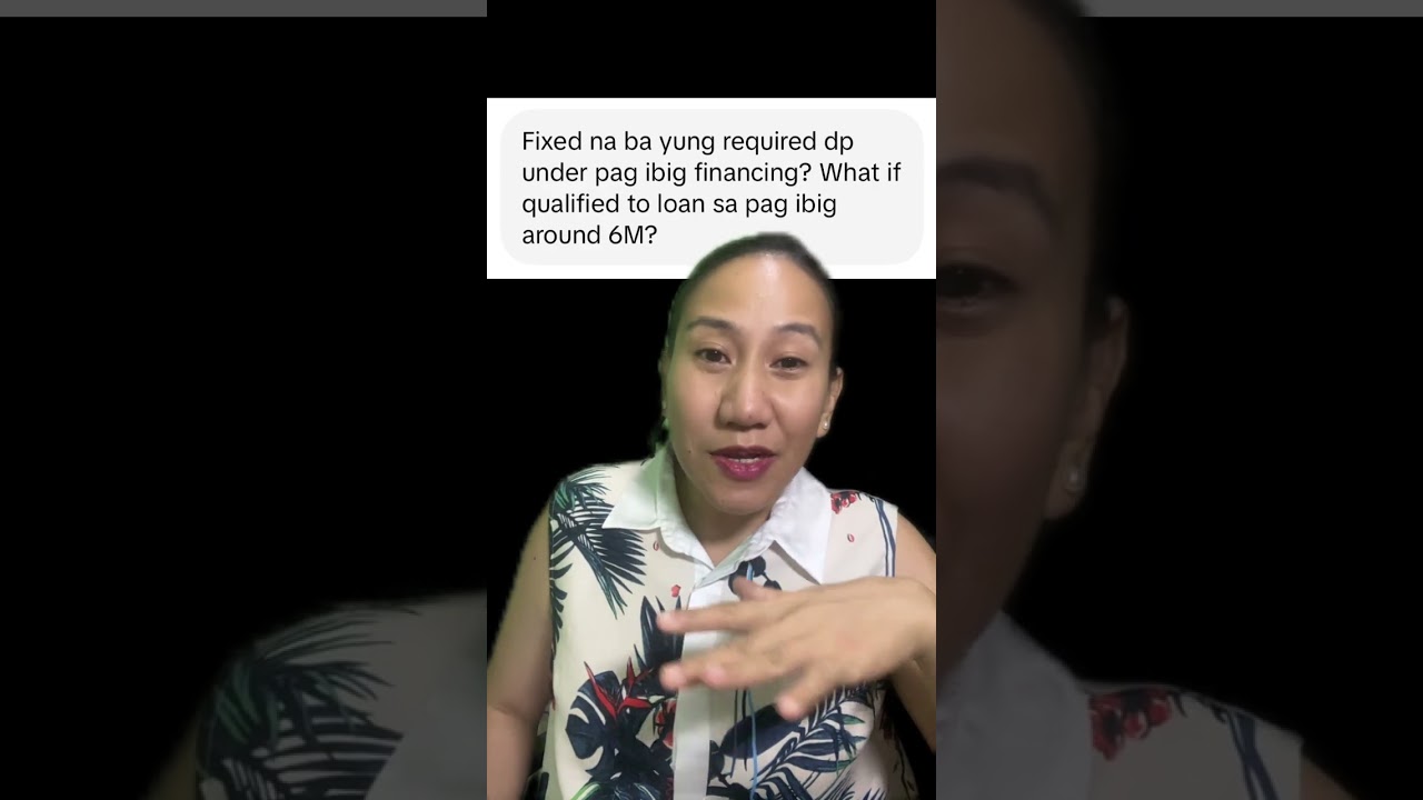Magkano ba ang kaylangan downpayment sa PAG-IBIG?
