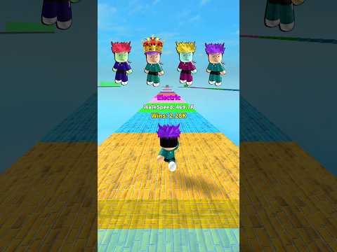 Thanos playing Speed Challenge Roblox 🥶#roblox #shorts
