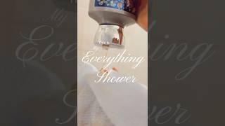 My everything shower *soft & glowy* 🫧 🌸💦🧴👒