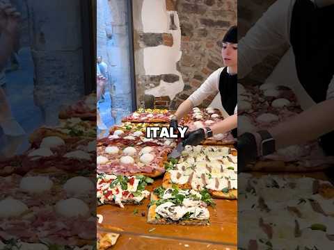 American vs Italian Pizza! 🍕