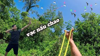 Đi săn vạc bay cùng team về làm món nấu chao lai gai cùng aE | Đảm Nguyễn