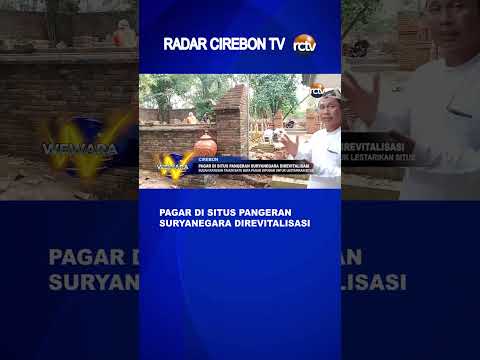 Pagar di Situs Pangeran Suryanegara Direvitalisasi