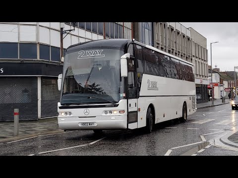 Buses on Bethlehem Street, Grimsby (24/10/2023)