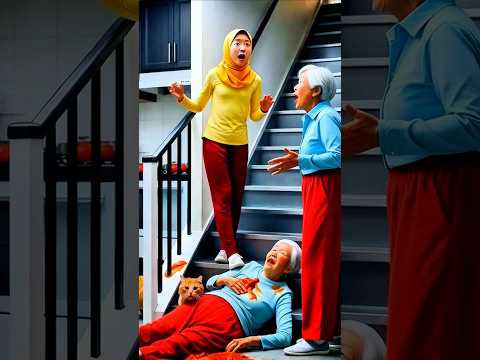 Animasi Riska Vlog Menolong Nenek Jatoh dari Tangga Dilarikan Ke Dokter Ada Kucing Oren Lucu