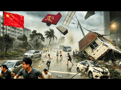 CHAOS in China! Super Typhoon Ragasa Flattens Hong Kong, Destroy Homes & Streets, 580.000 Evacuated