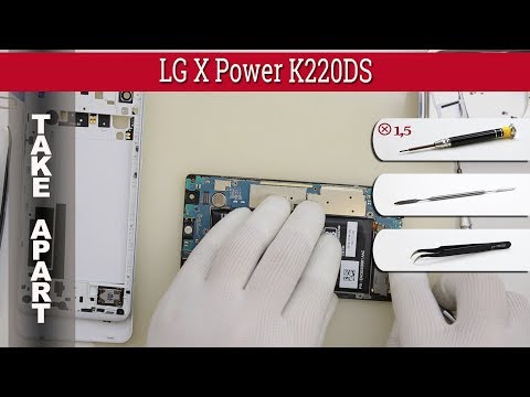 (ENGLISH) How to disassemble 📱 LG X Power K220 Take apart Tutorial