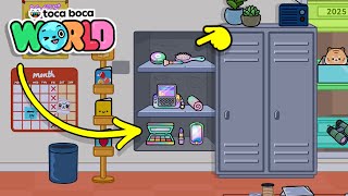 SECRET COSMETICS BEHIND THE CUPBOARD! / TOCA BOCA / HAPPY TOCA