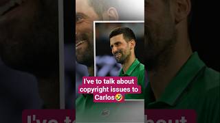 Novak Djokovic Jokes Alcaraz Copied His Serve😂