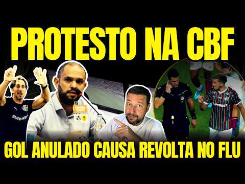 Fluminense apresenta reclamação formal à CBF contra arbitragem após gol anulado que poderia garantir liderança no Campeonato Brasileiro