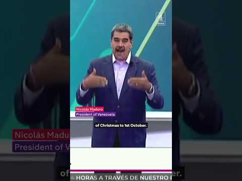 Maduro brings Christmas forward to October