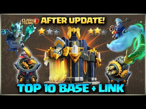 After Update! BEST Top 10 TH17 War Base Link🔥Th17 Legend Base with Link🤞Best Th17 War Bases coc🏹