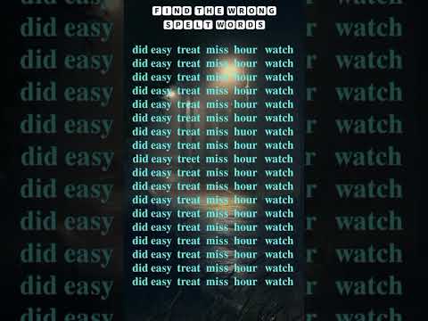 🅵🅸🅽🅳 🆃🅷🅴 🆆🆁🅾🅽🅶 🆂🅿🅴🅻🆃 🆆🅾🆁🅳🆂 #shorts #ytshorts #funnyshorts #education #english #englishgrammar