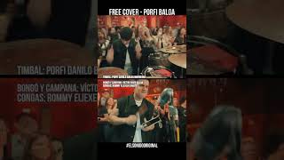 ¡Como suena la percusión en el Free Cover junto a Porfi Baloa! 🥁 🔥
