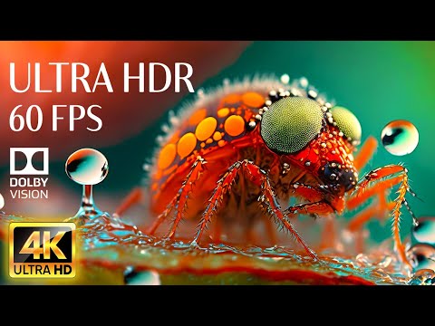 4K HDR 60fps Dolby Vision with Animal Sounds &amp; Relaxing Music (Colorful Dynamic) #60