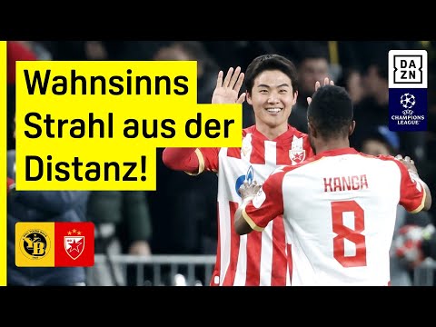 Ein Tor zum Einrahmen: YB Bern - Roter Stern Belgrad | UEFA Champions League | DAZN Highlights