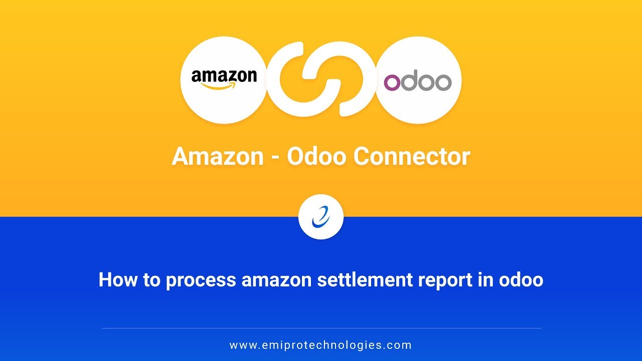 How to process amazon settlement report in odoo | Amazon Odoo Connector | 12.11.2018

User guide of Amazon Odoo Connector: Amazon provides Settlement / Payment Reports to view information about your payments ...