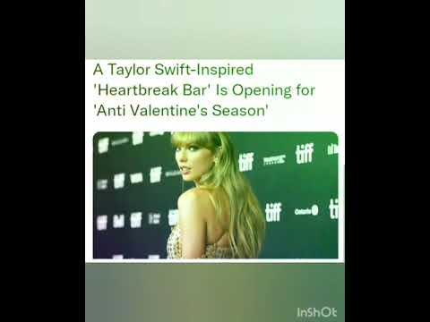 A Taylor Swift-Inspired 'Heartbreak Bar' Is Opening for 'Anti Valentine's Season'