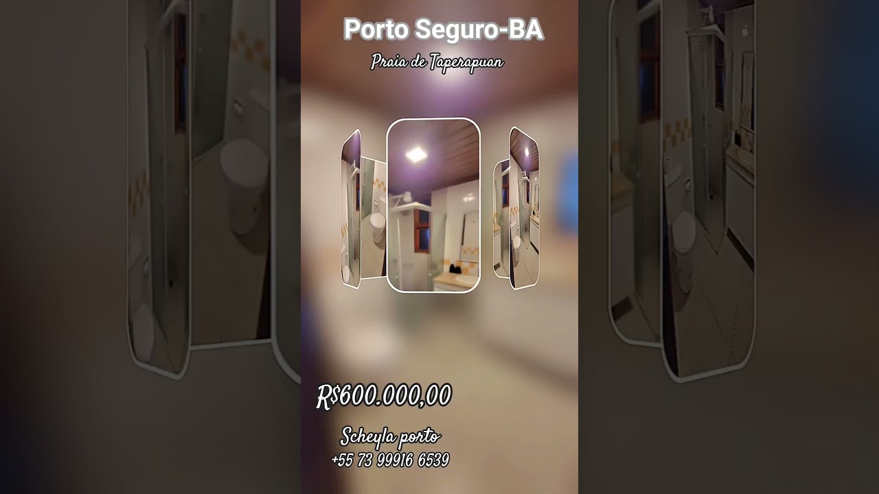 Apto terreo na praia de Taperapuan- Porto seguro - BA