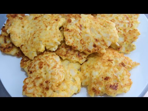 Con Coliflor y huevos prepara éstas deliciosas Torticas, ideales para una cena rápida 😋