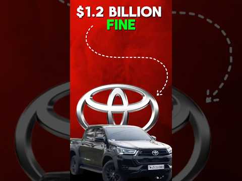 The $1.2 Billion Fine That Changed Toyota Forever#automobile#cars#shots#Toyota#cartok#carculture