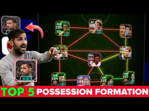 100% Best Possession Formation For Cesc Fabregas Free Manager 😱 eFootball 2026 Mobile 