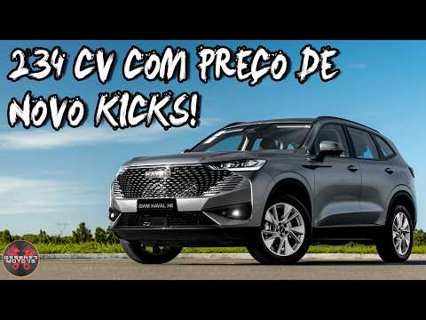 NOVO RENAULT KARDIAN ICONIC, STELLANTIS LANÇA NOVO FASTBACK, HAVAL H6 HEV ONE COM PREÇO DE KICKS E +