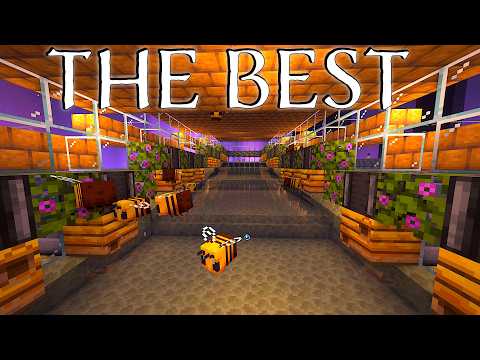 The BEST 3 Bee Farm Designs In Minecraft Survival