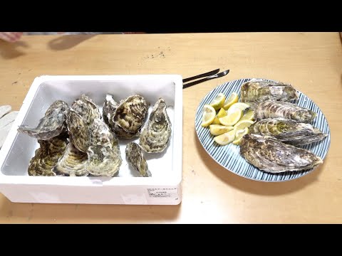 ヤッター！年に一度の牡蠣パーティーだ！！