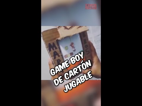 🔥¿Esto hizo Nintendo a Joven que creó una GameBoy de cartón con Mario?😱 #gameboy  #nintendo