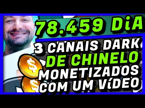 QUEM FIZER ESSES CANAIS DARK VAI BOTAR A MÃO NA GRANA COM UM VÍDEO SEM ESFORÇO│R$ 30 MIL MÊS RÁPIDO