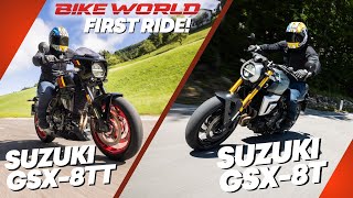 NEW SUZUKI GSX-8TT & GSX-8T | FIRST LAUNCH RIDE