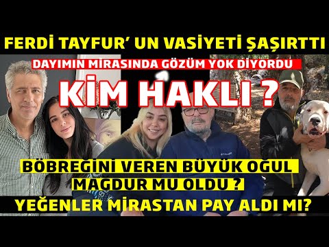 Ferdi Tayfur'un Miras Kavgası Büyüyor ! Sizce Kim Haklı ?