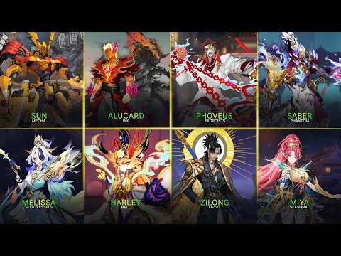 NEW PREMIUM SKIN REVEALED, MIYA, ALUCARD, SABER, ZILONG, SUN & MORE SKIN - Mobile Legends: Bang Bang