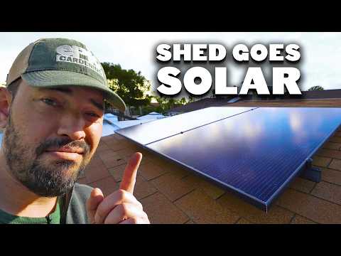 I Powered My Shed With Solar + Batteries! ☀️🏠