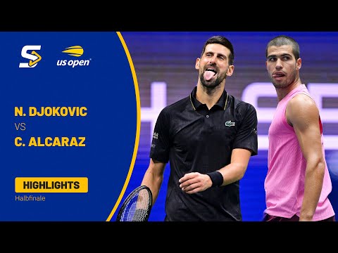 Novak Djokovic - Carlos Alcaraz | Highlights | Halbfinale - US Open 2025 | SETV Tennis
