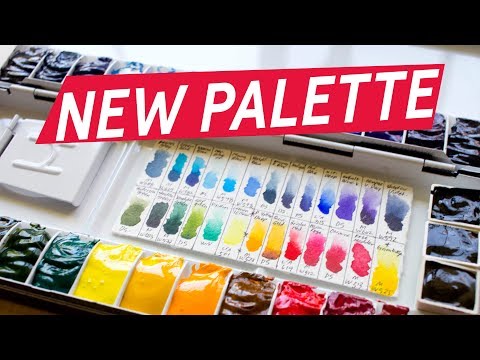 A New Palette ( Color Chart, Set-up, Painting supplies)