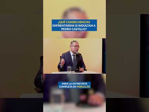 ¿Qué consecuencias enfrentarían si indultan a Pedro Castillo?