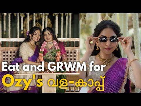 Eat and Get Ready With Me for Ozy’s Valaikappu | Ahaana Krishna