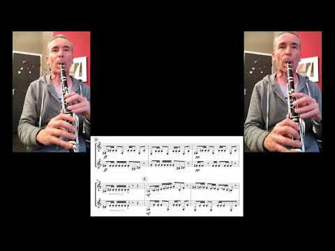 Study duet for double staccato