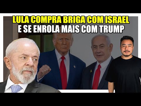 🟥 Lula compra briga da África do Sul, arruma confusão com Israel e se enrola mais com Trump!