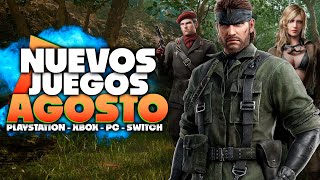 Los mejores juegos de AGOSTO 2025 🔥 20 TITULOS Nuevos para PS5, Xbox, Switch 2 y PC
