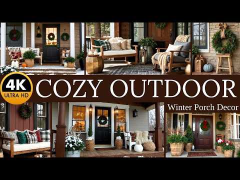 4K Cozy & Fresh Winter Porch Decor Ideas: Transform Your Outdoor Space