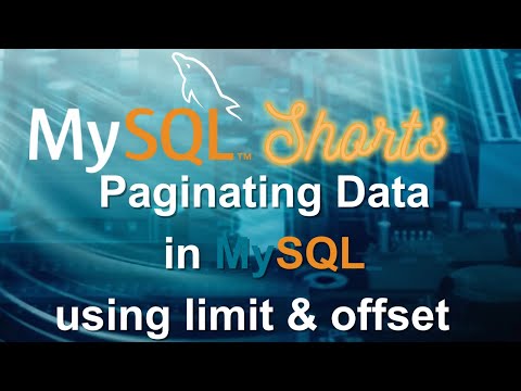 Episode-038 - Paginating Data in MySQL using limit and offset