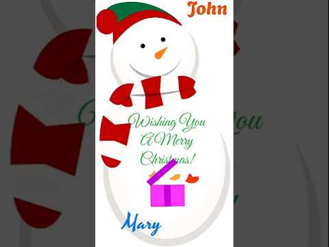 Magical Merry Christmas Greeting 🎄✨  Animated Card in 2 Seconds!” #goodluckcraft #cardcreations