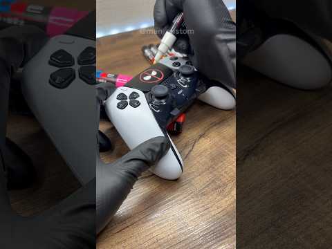Custom PlayStation5 Controller Edge For Deadpool #deadpool #marvel