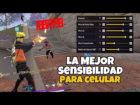 ✅SENSIBILIDAD ⚙️Para dar TODO ROJO en la NUEVA ACTUALIZACIÓN FREE FIRE