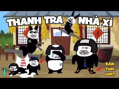 GẤU HÀI HƯỚC - Phần 143: Thanh Tra Nhà Xí | Phim hoạt hình gấu trúc trung quốc meme siêu buồn cười