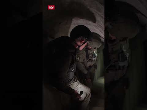 Gaza: CNN-Reporter im Tunnel-Netzwerk der Hamas | #ntv #shorts #gaza