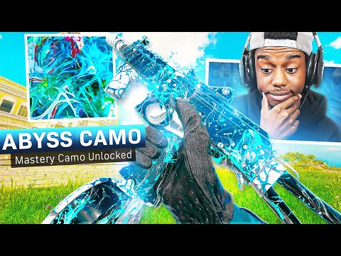 I UNLOCKED the NEW ABYSS CAMO in WARZONE! (BO6 Mastery Camo)