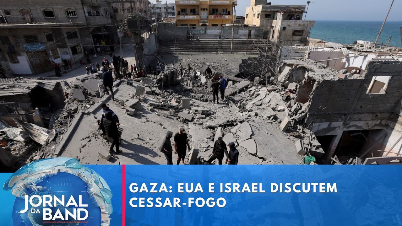 Gaza EUA e Israel discutem cessar fogo